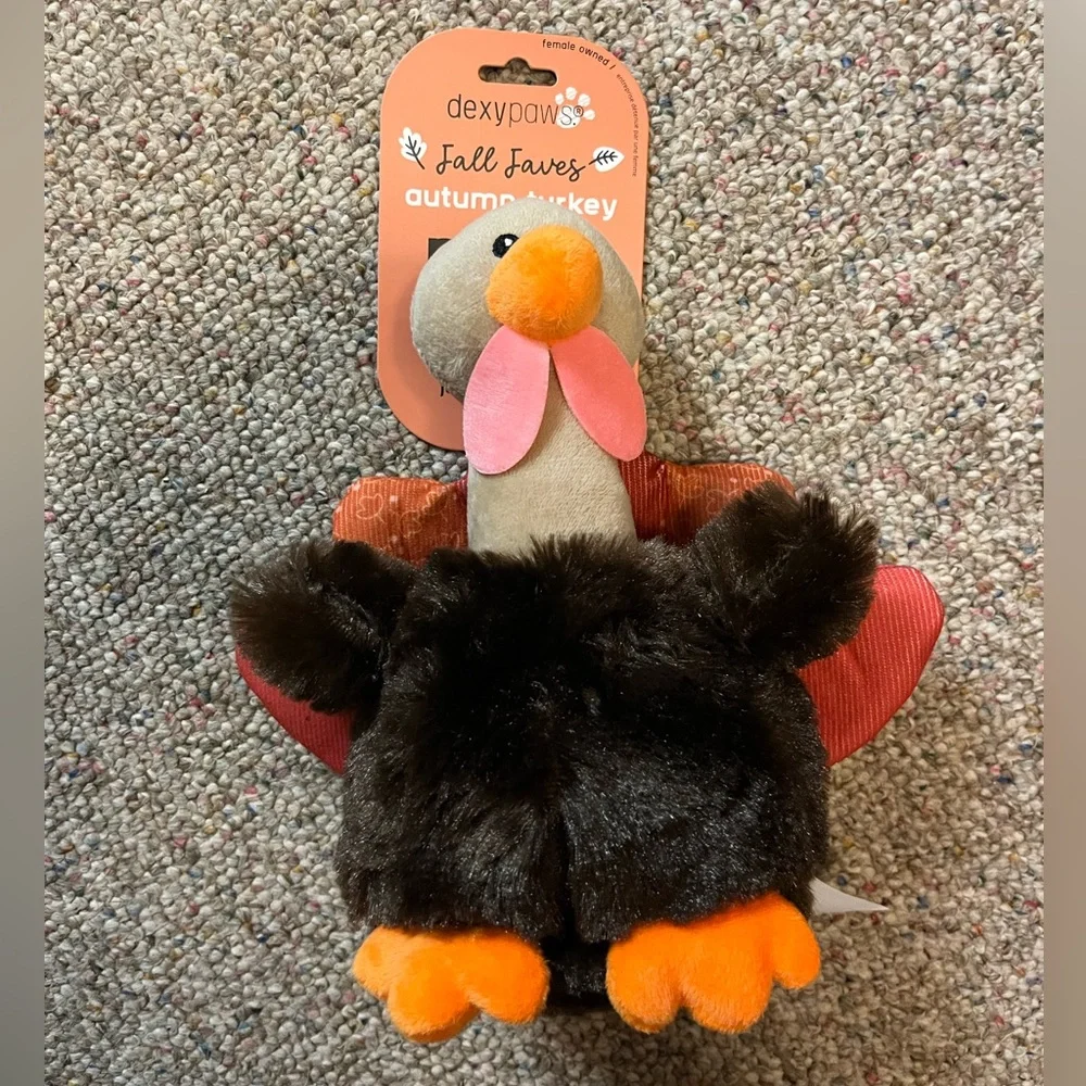🆕 Dexy Paws Turkey Dog Toy
